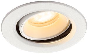 LED-Downlight SLV NUMINOS MOVE XS 6.9W 950lm 3000K WB DALI Ø80×53 weiss