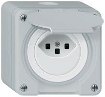 Prise AP robusto type 23 gris