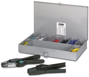 Cassetta d'assortim.CRIMPSET 6 terminali a crimp.0.25…6mm²