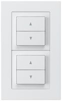 Combinaison ENC kallysto.pro grd.I-I verticale 2×interrupteur pour stores blanc