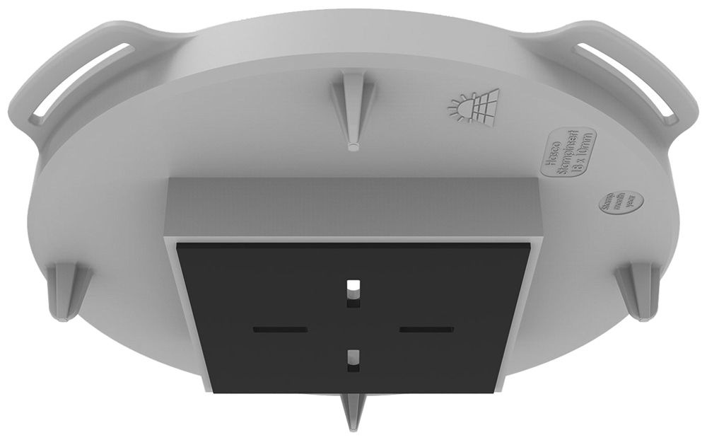 Frontteil Spotbox Mini Flex 75×75mm für Sichtbeton grau