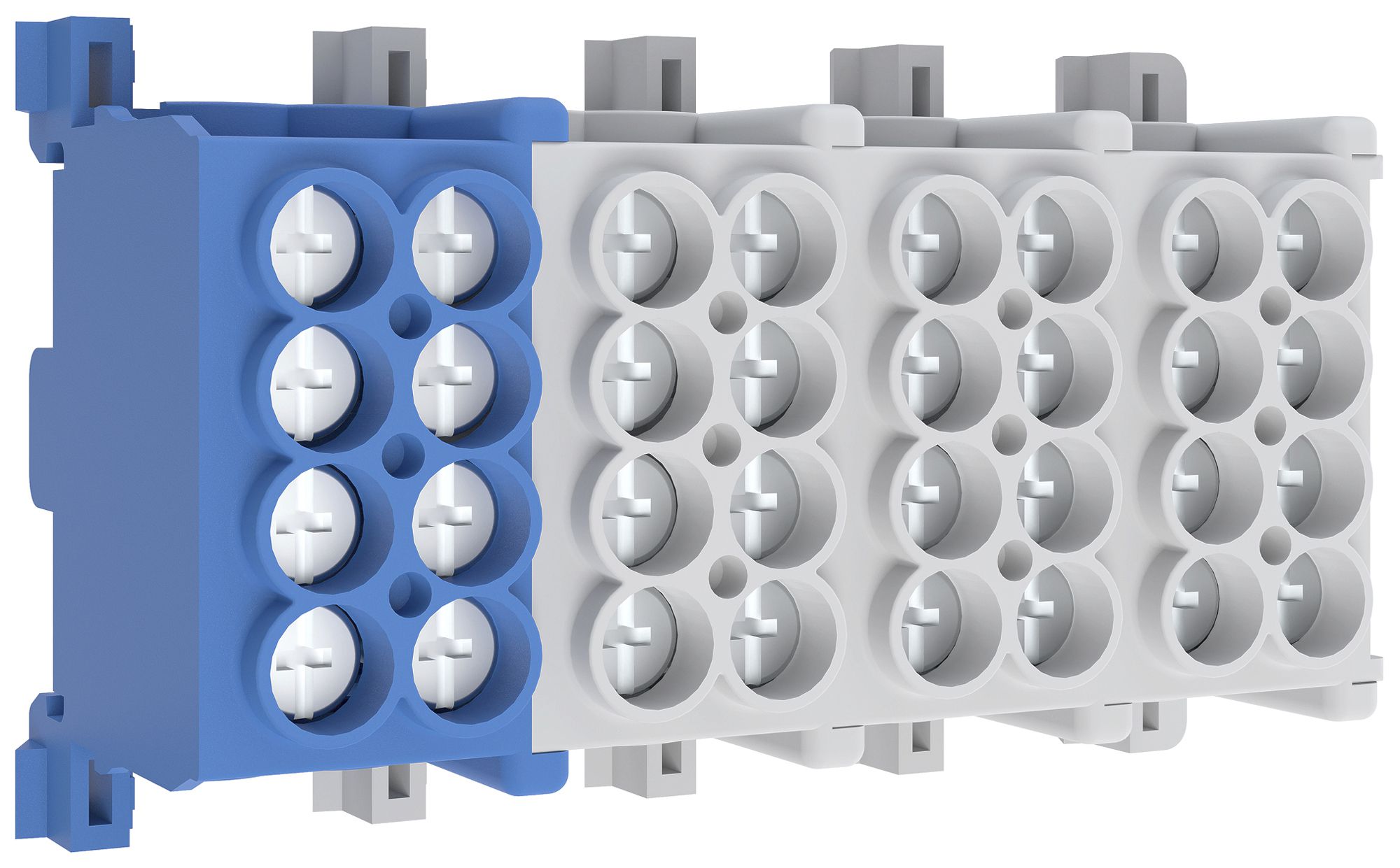 Klemme Schneider Electric 4P, 4 Blöcke von 4×16mm²