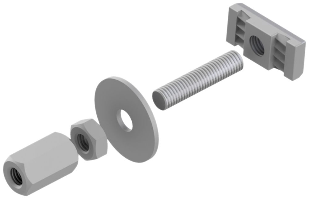 Legare Lanz filetto interno fessura M12