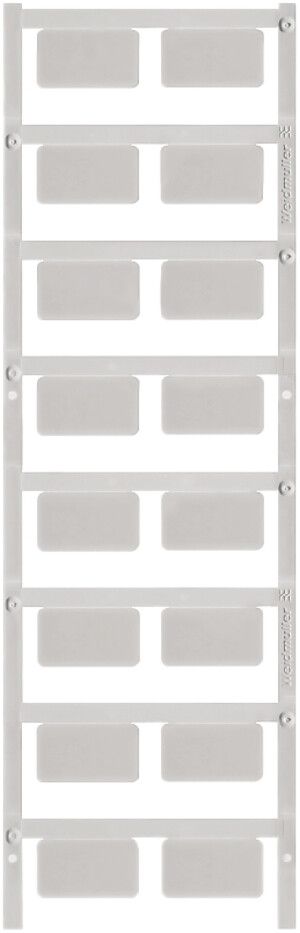 Marcatore per apparecchi Weidmüller MultiCard CC 15×27mm PA66 grigio