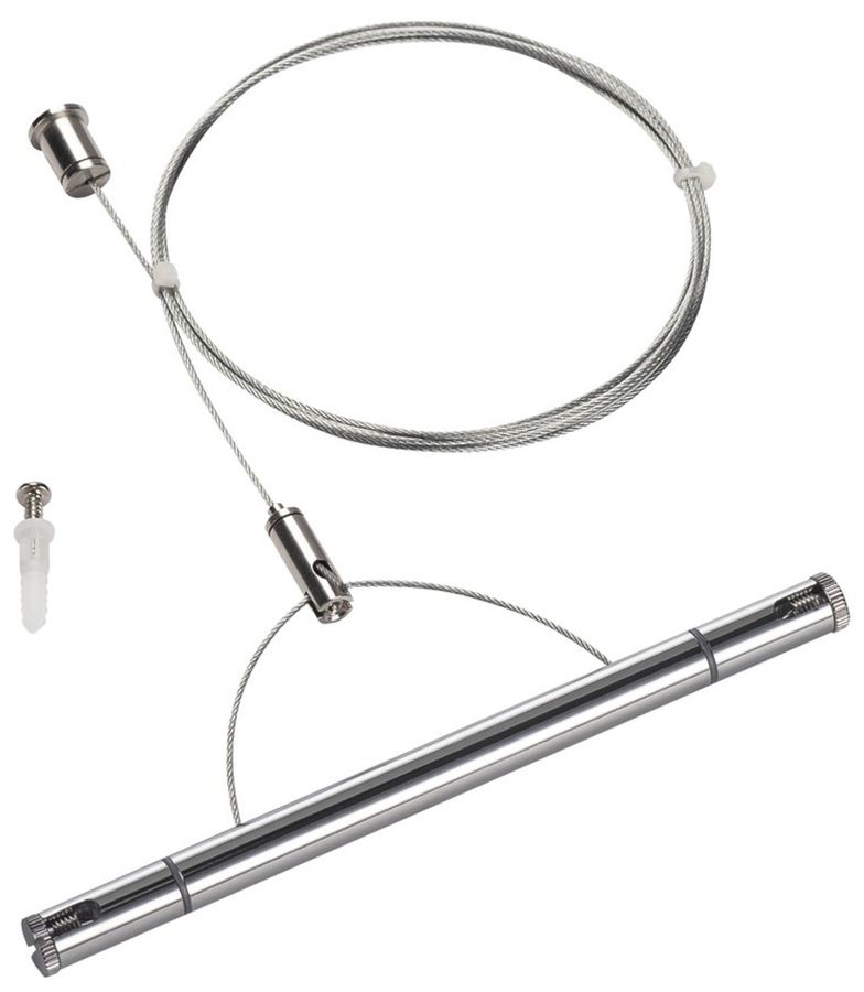 Suspension de câble SLV pour système de câble b.t. TENSEO, 2000mm, chrome