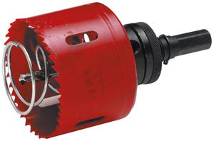 Corona CIMCO 68mm, incl. supporto con molla di pressione e punta di guida