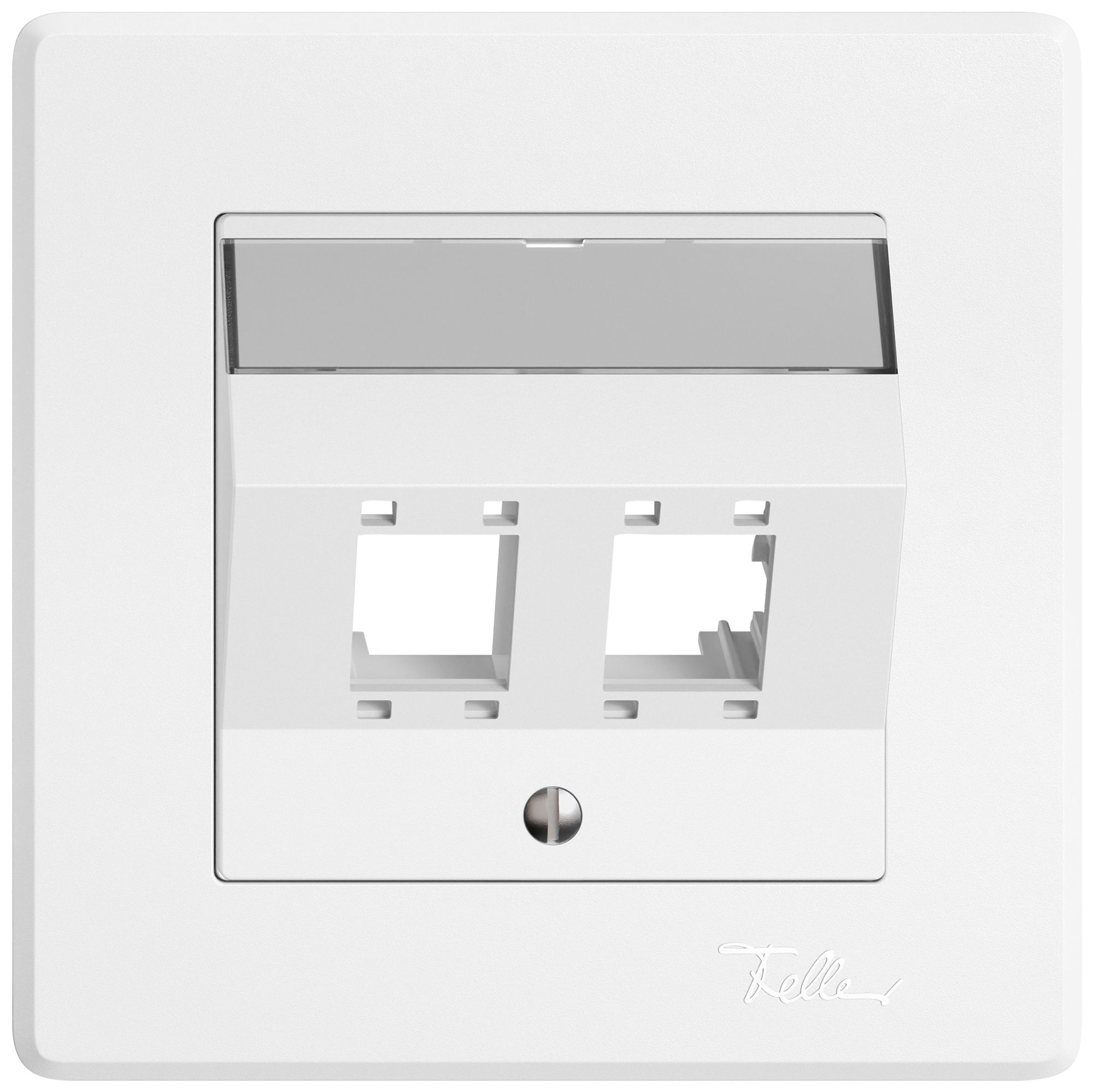 Kit de montage ENC EDIZIO.liv SNAPFIX® pour freenet cat.5e/6 2× bc