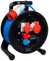 Avvolgicavo DEM GT 380 con LS 1×T23+1×T25 5×2.5mm² 25m spina CEE16 IP55