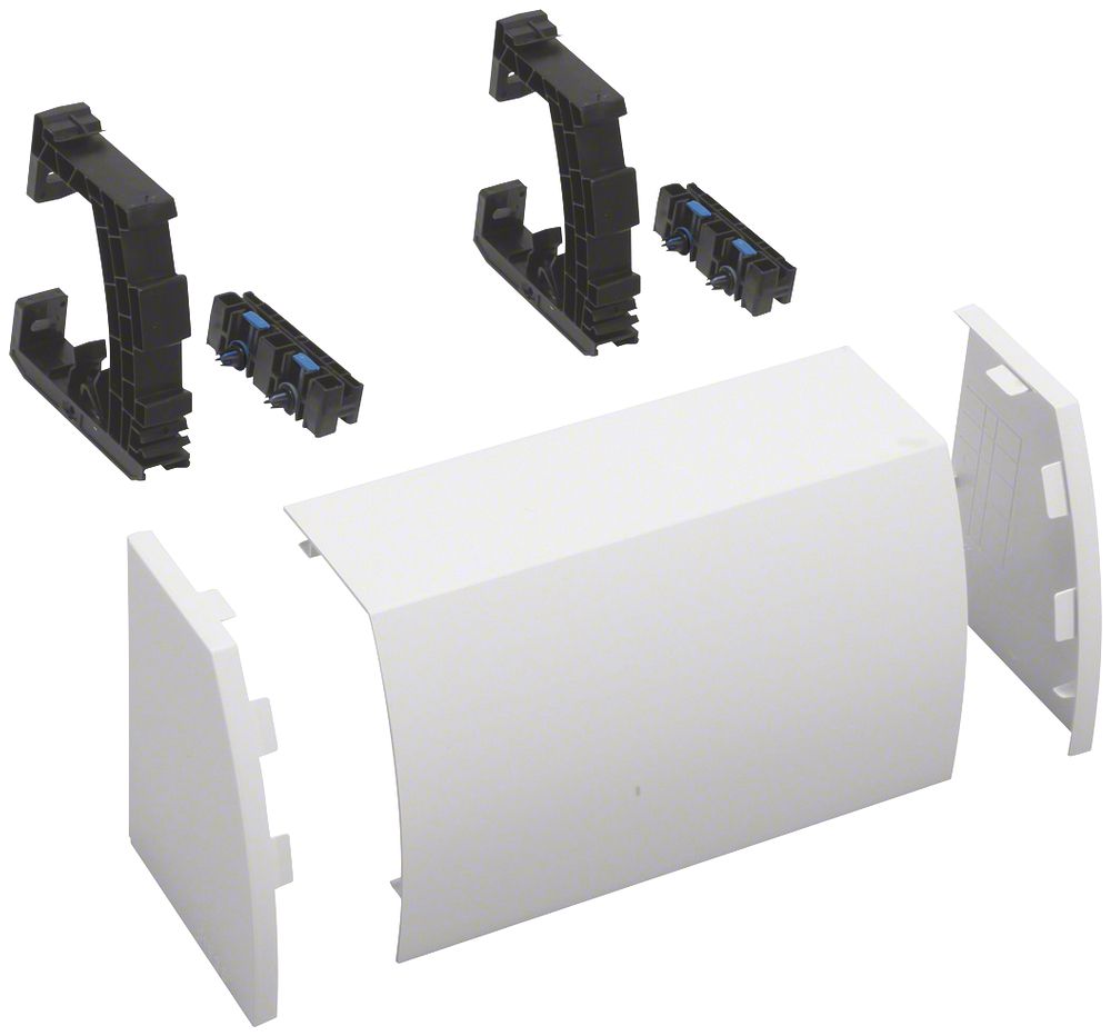 Rangierkanal Hager univers 4-feldig 1050mm weiss