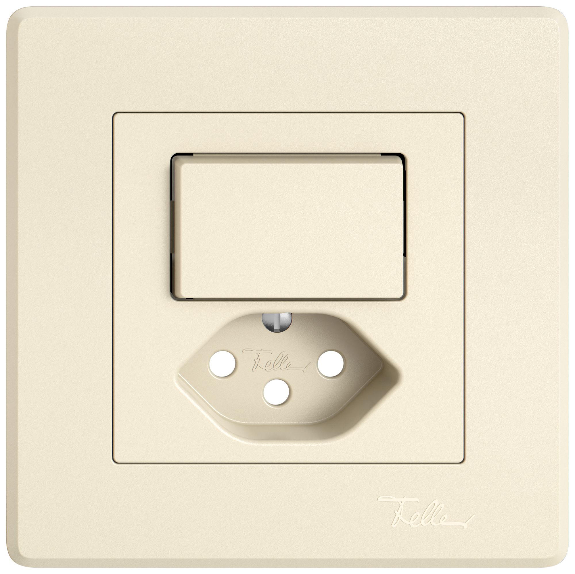 Kit de montage ENC EDIZIO.liv SNAPFIX® p.combi.T13 a.1 bouton n.lum.cr