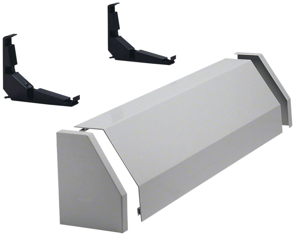 Rangierkanal Hager univers 3-feldig 800mm grau