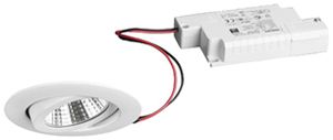 EB-LED-Downlight Brumberg 6W 230V 3000K 630lm Ø82mm IP20 weiss
