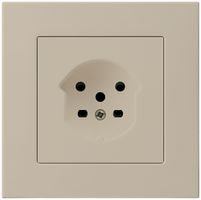 UP-Steckdose HA kallysto.pro Typ 15 mit Steckklemmen beige