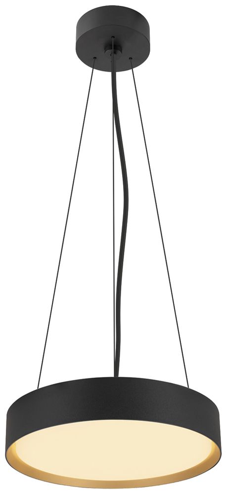 LED-Decken-/Wandleuchte SLV DECONA 30 18W 1560lm 927/930 IP44 DIM Ø300 schwarz