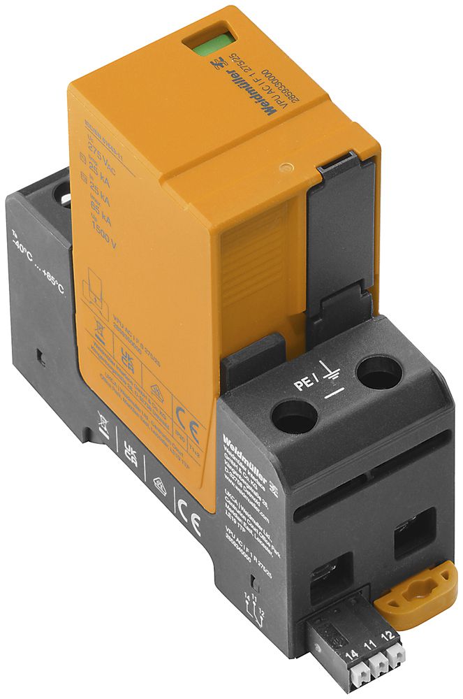 Scaricatore di sovratensione Weidmüller tipo I+II+III, TT per L-N, TN-C, TN-S