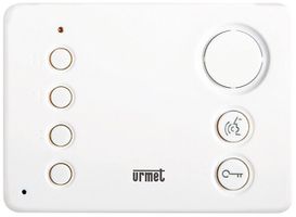 Stazione domestica audio AP Urmet Mìro, 2VOICE, posto vivavoce, 5×, 110×129×23mm