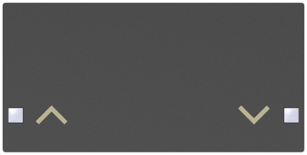 Taste SIDUS 2/4f zu Tastsensor mit Pfeil auf/ab, anthrazit