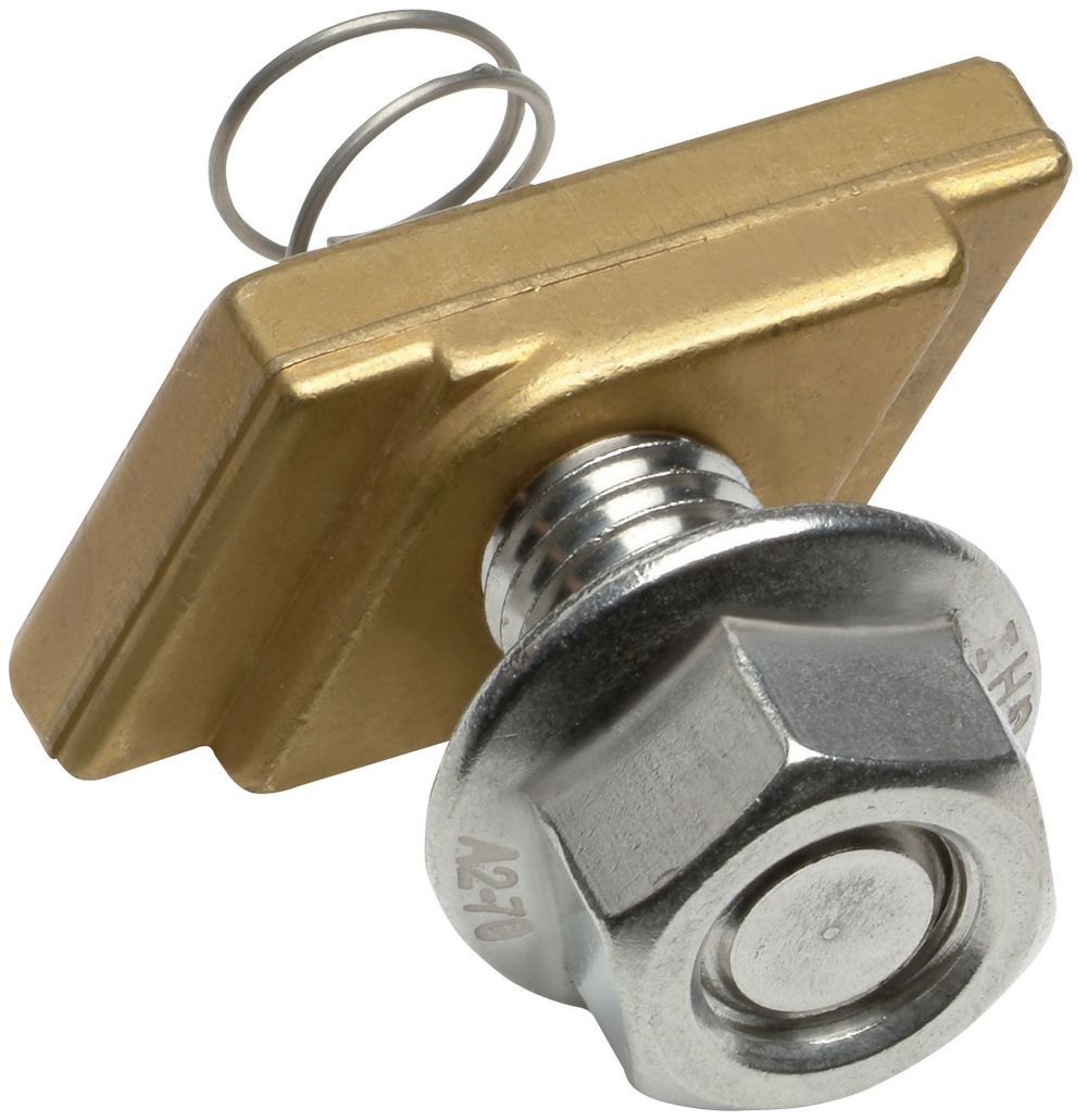 Élément de raccordement Hager M8 inoxydable sachet à 3 pièces