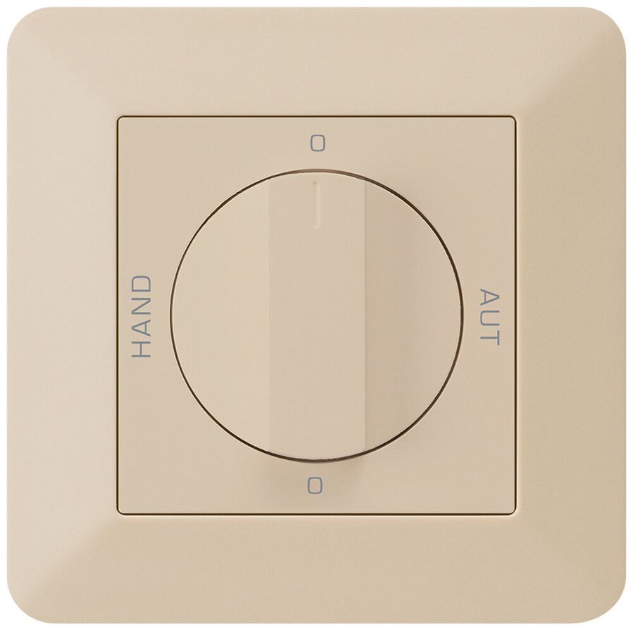 UP-Drehschalter 0-Hand-0-Aut. kallysto.trend 2/1L beige mit Drehgriff