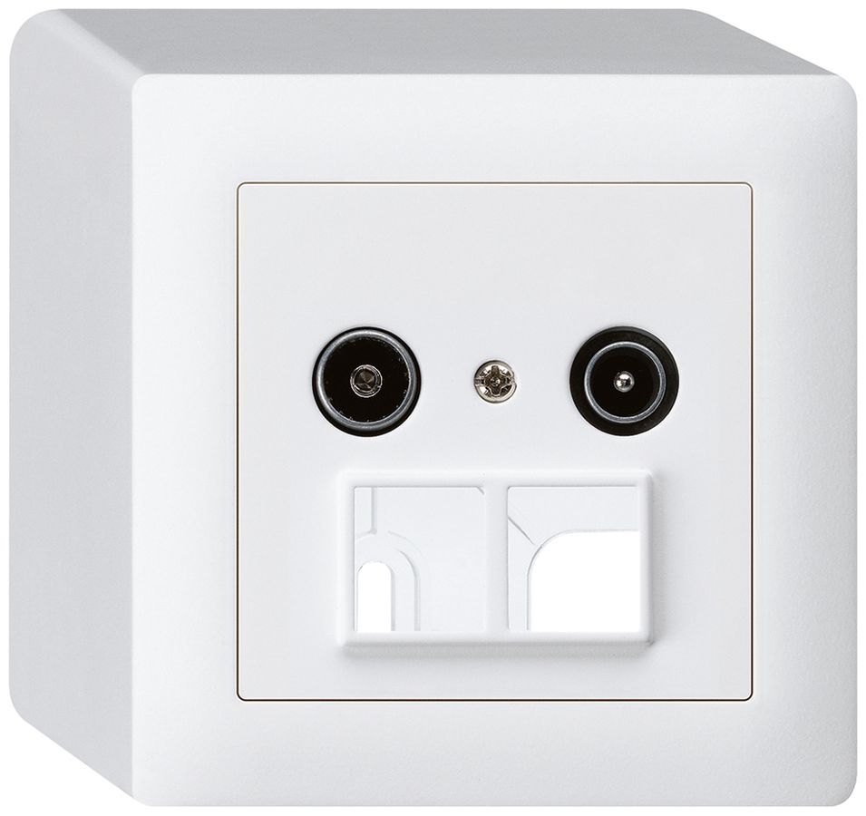 AP-Multimediadose kallysto R/TV 10.5dB 2GHz weiss