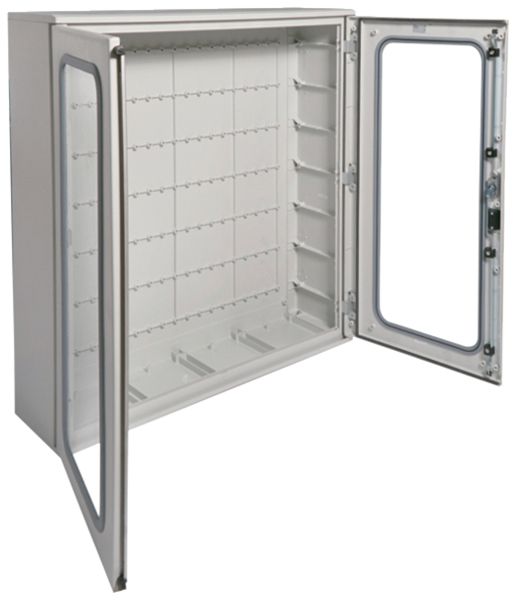 Coffret mural Hager Orion.Plus a.porte 322 mod.7 rangs 46UM 1100×1150×300mm gr