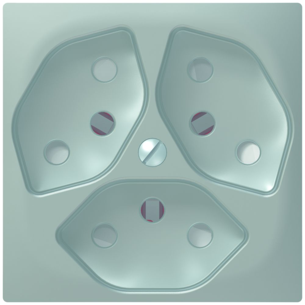 Placca frontale SIDUS alu per 3×T13