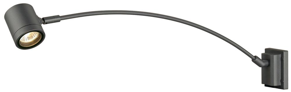 Wandleuchte SLV NEW MYRA DISPLAY CURVE, GU10 50W IP55 anthrazit