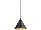 Pendelleuchte SLV MAGICO 38 E27 1×10W DIM Ø380mm schwarz/gold