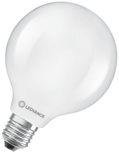 Lampada LED LEDVANCE CLASSIC GLOBE E27 3.8W 4000K opaco 300° Ø95×135mm