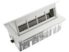 Tischsteckdose POP-UP für 8 Module Mosaic weiss