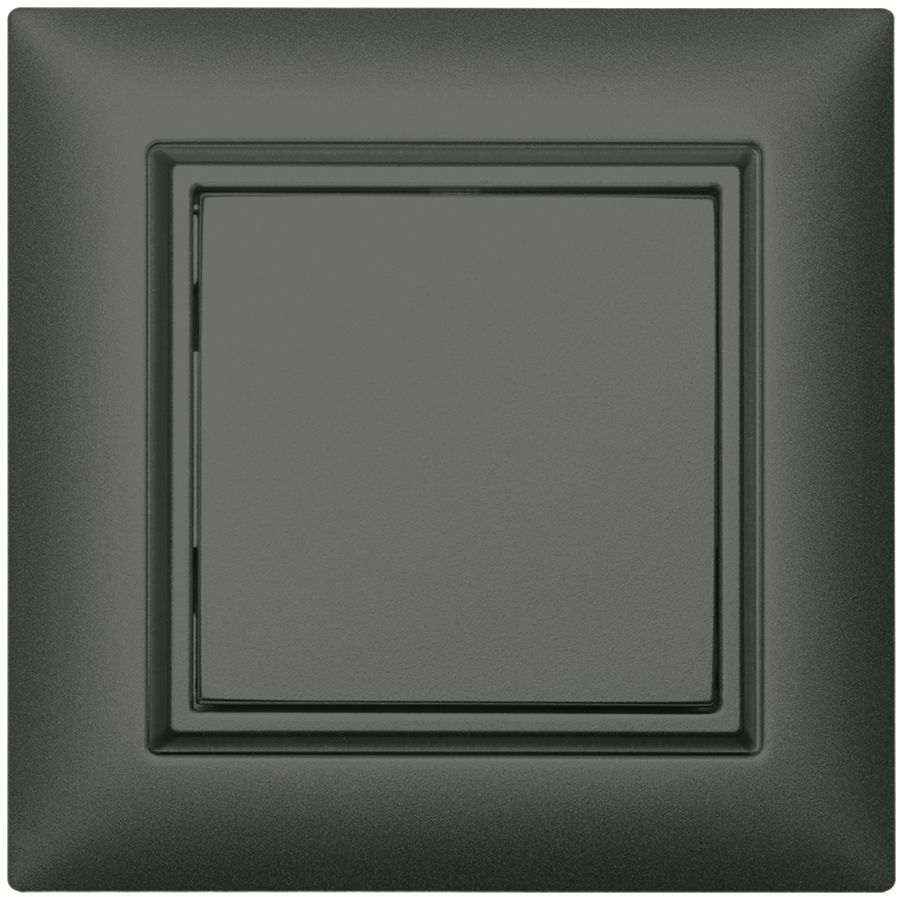 Pulsante RF AP ALADIN EnOcean EDIZIOdue, 1-volta, grigio scuro