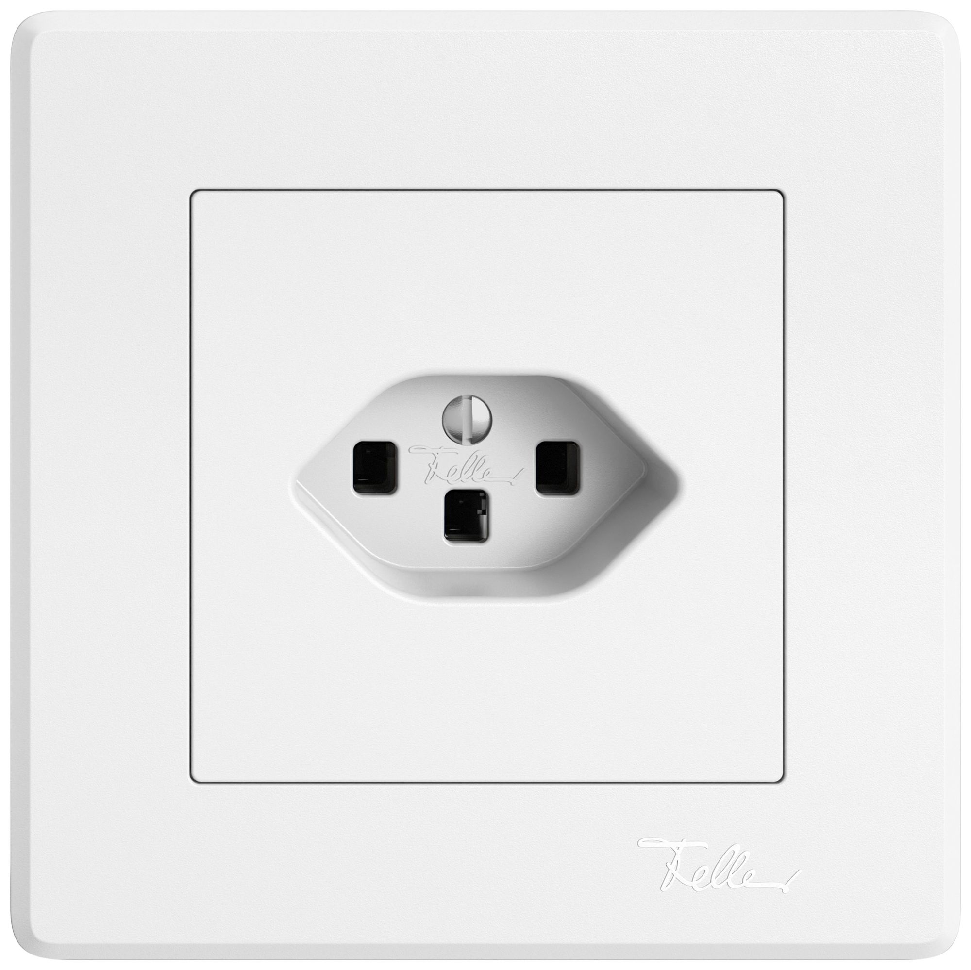 UP-Steckdose EDIZIO.liv SNAPFIX® 1×T23 ws