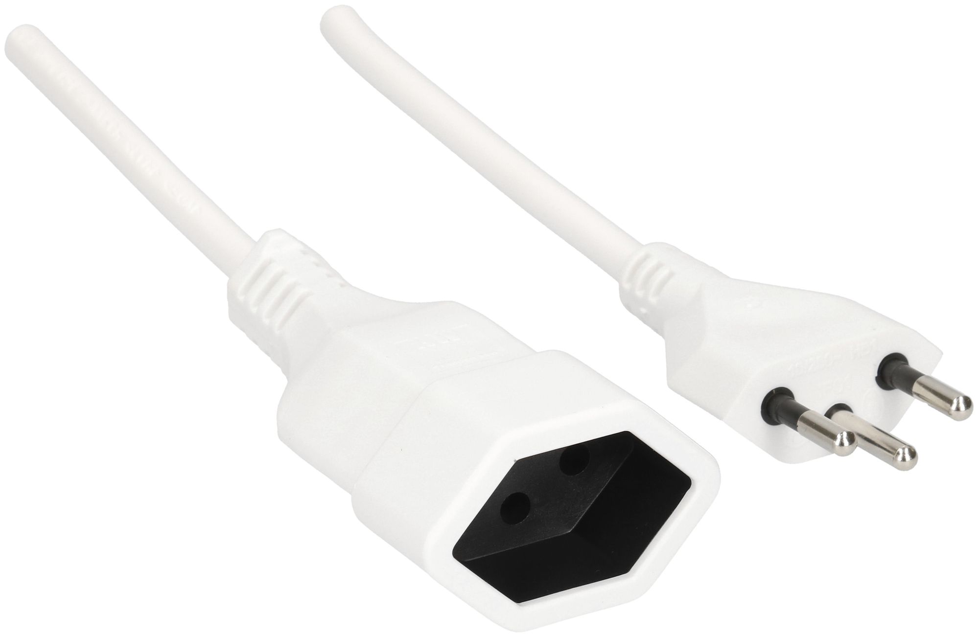 Rallonge MAX HAURI T12/T13 Td 3×1mm² 0.25m blanc