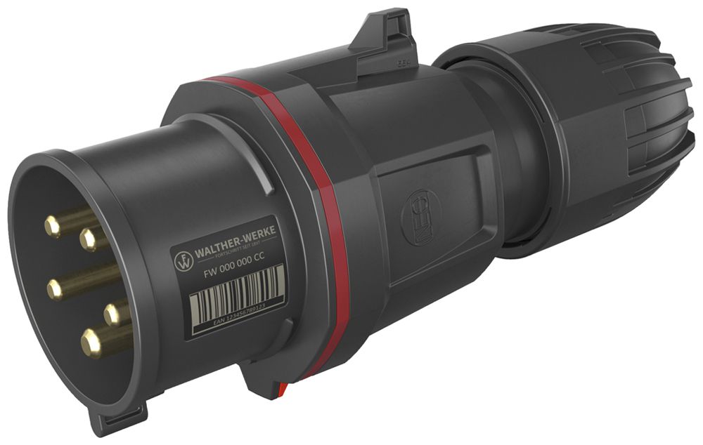 Fiche CEE NEO 5P 32A 380…415V 6h rouge IP54 borne sans vis