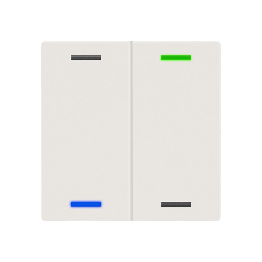 EB-Taster KNX RGBW MDT BE-TAL60T211.01 2T/4B Temp.weiss matt "neutral"