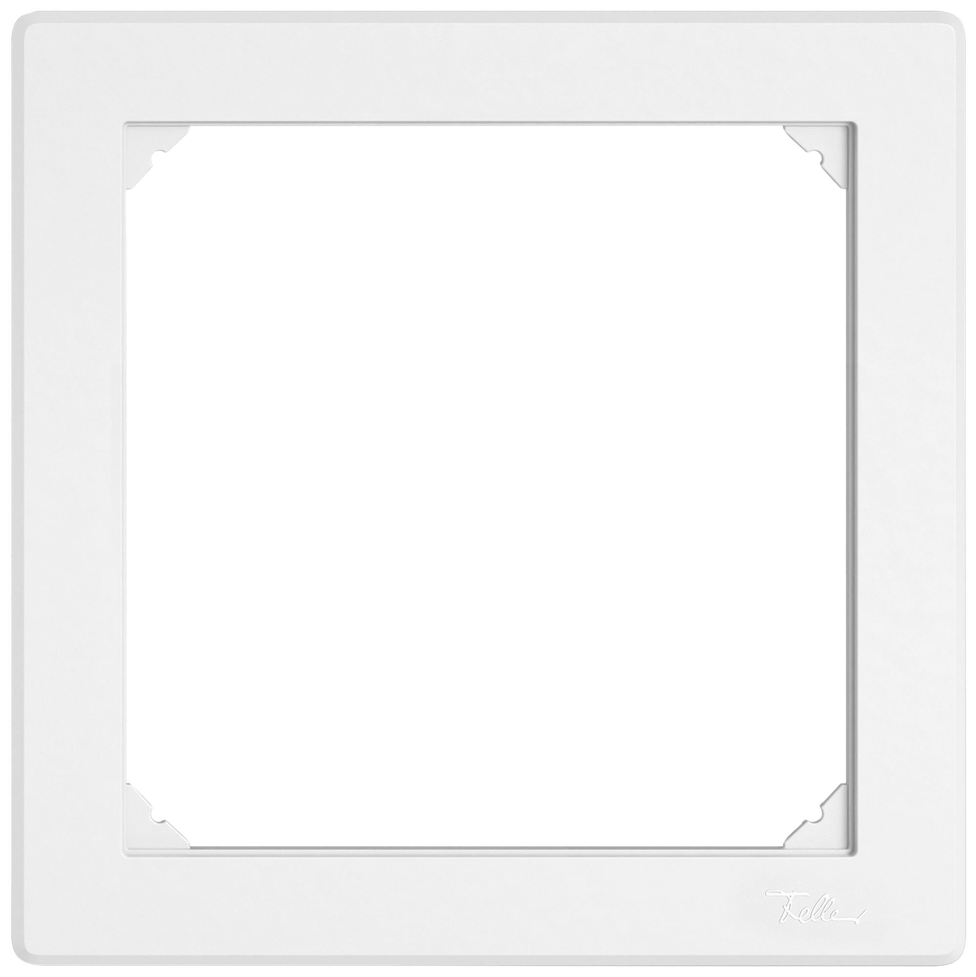Abdeckrahmen EDIZIO.liv  SNAPFIX® 2×2 156×156mm weiss