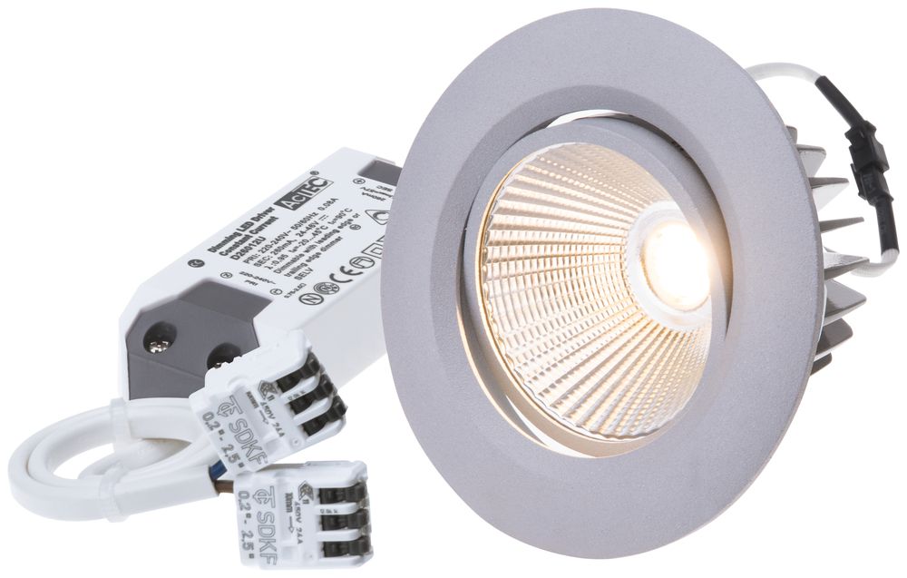 Spot LED INS 80 AXO 230V 10.5W 960lm, 930, alluminio, 38°