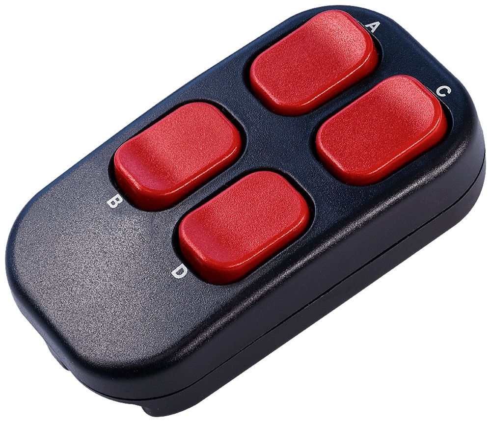 Handsender ALADIN Mini II EnOcean 4-Kan anthrazit/rot