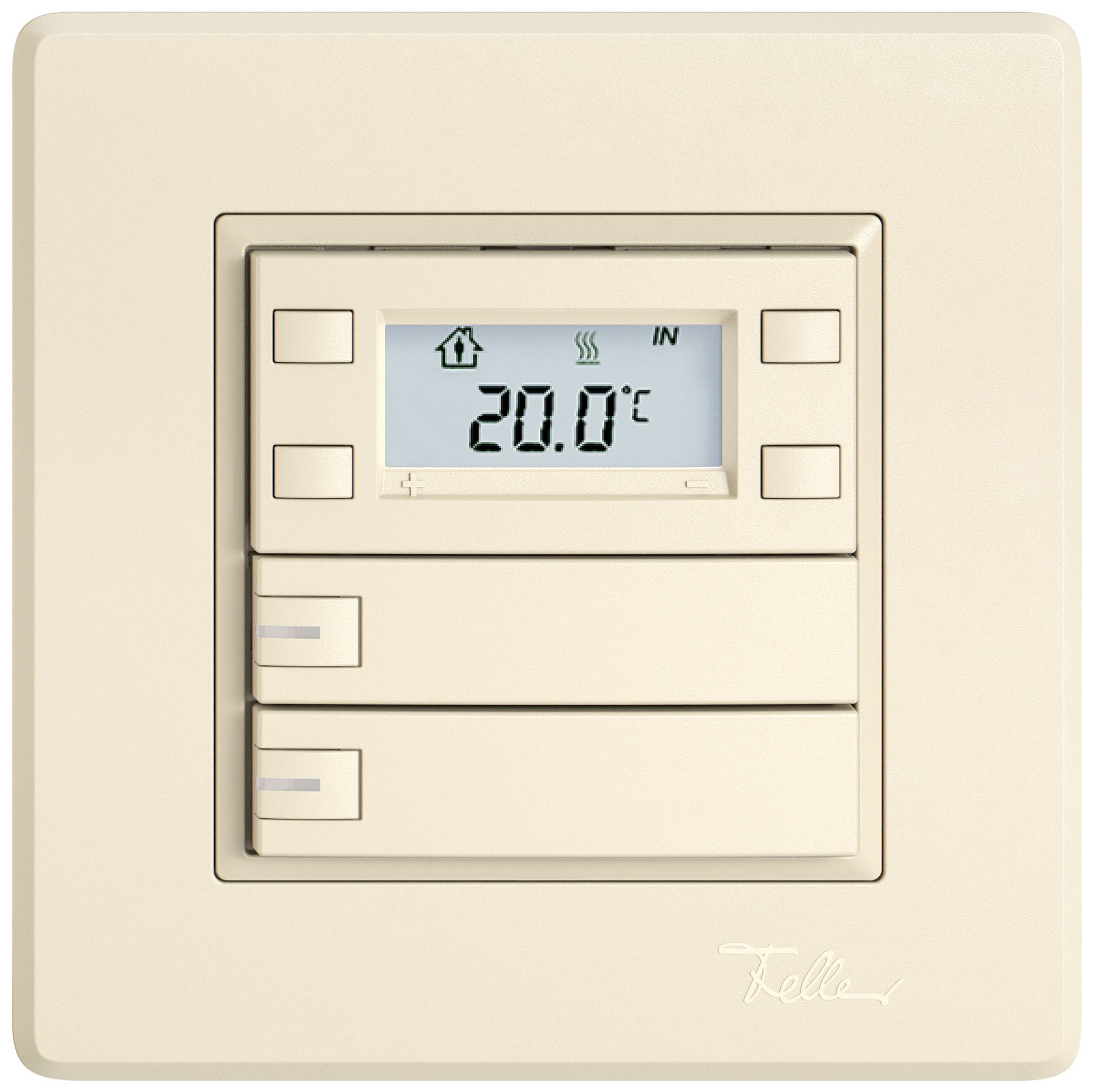 UP-RTH-Taster EDIZIO.liv SNAPFIX® m.RGB-LED 2×Taste 1-Tbed.cr