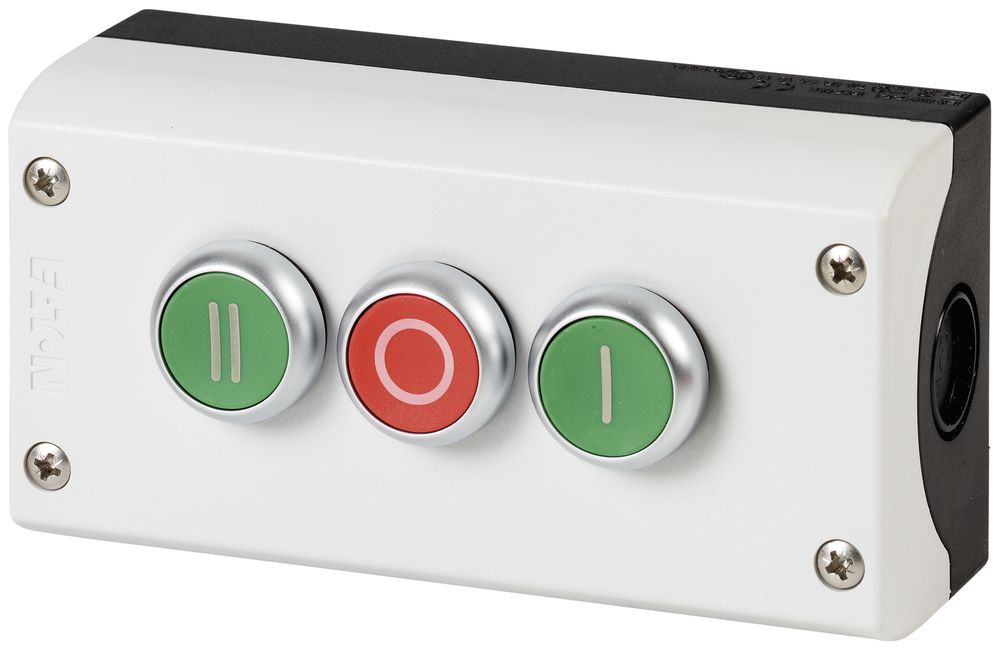 Boîte de commande AP ETN 10A 3F/3O gris