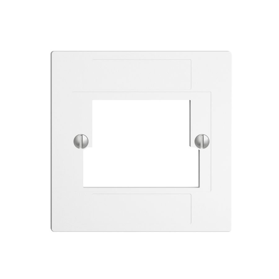 Frontplatte 2×TT,2×RJ45 weiss ITplus ITM EDIZIOdue