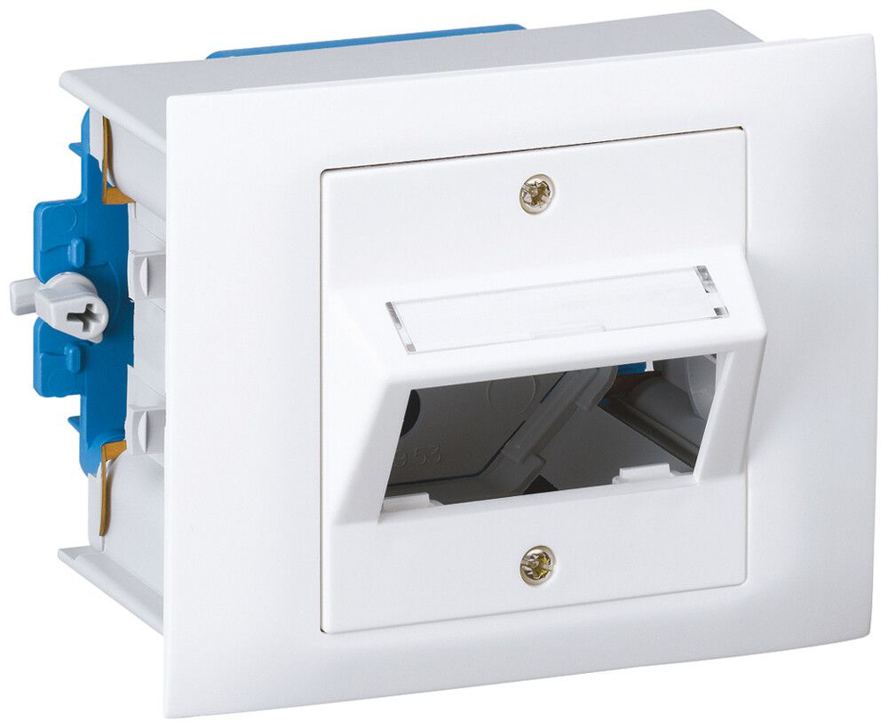 Kit de montage INC kallysto avec boîte INC G3 1×module multimédia blanc