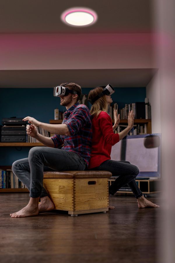 LED-Deckenleuchte LEDVANCE SMART+ ORBIS RGBW 25W 2000lm 2700…6500K Ø400 weiss