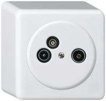 Presa d'antenna AP TV-R-Dati basico 2GHz 4dB bianco