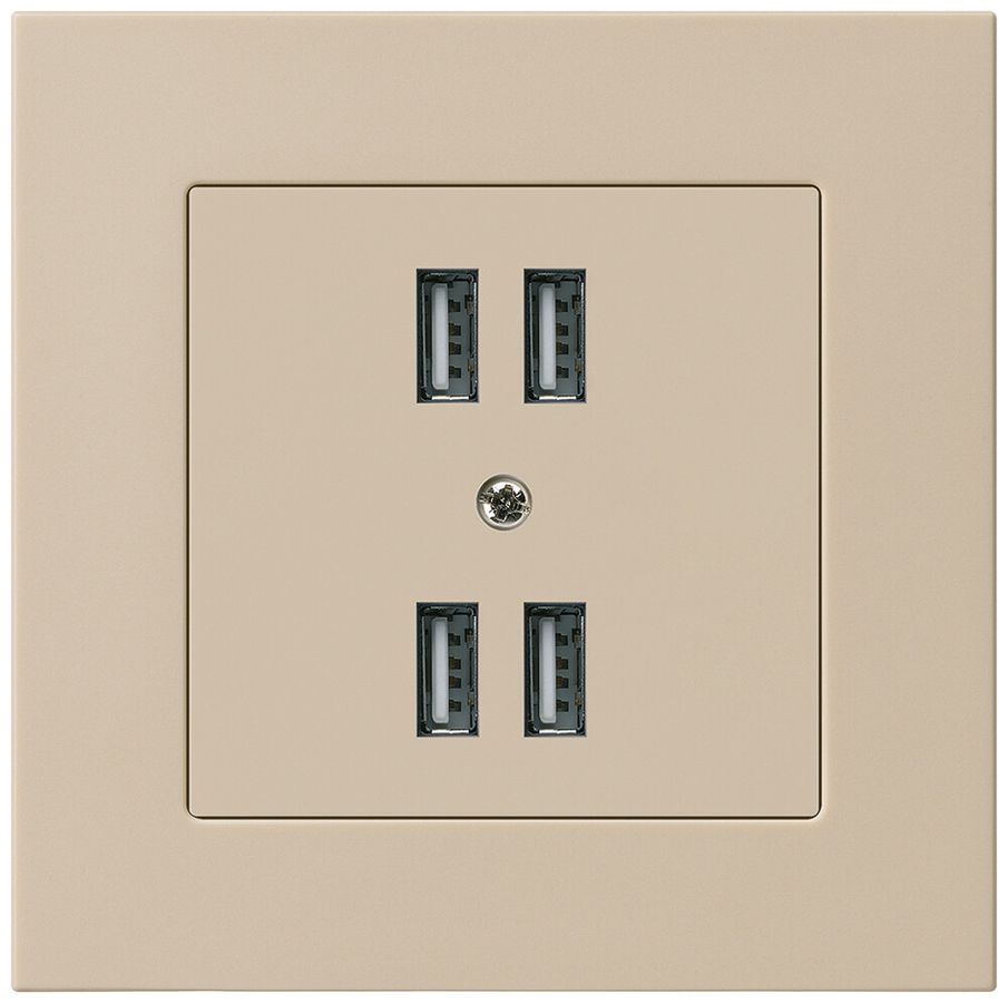 Presa INC 4×USB kallysto.pro 2400mA beige