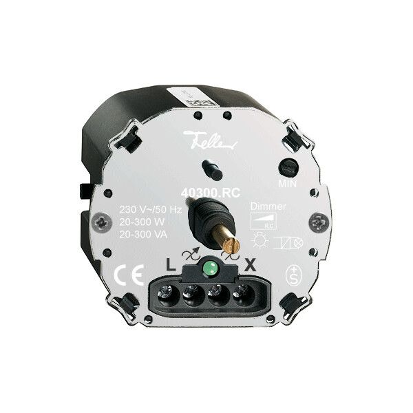 Inserto regolatore FH 20…300W illuminabile ritardo fase discendente