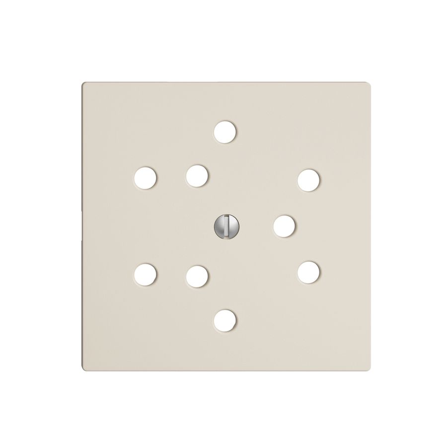 Placca frontale 3×T12 EDIZIOdue crema, con shutter