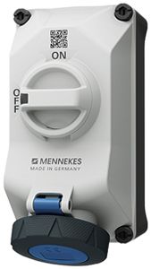 AP-Steckdose MENNEKES DUO 32A 3P 6h 230V IP67 Schalter