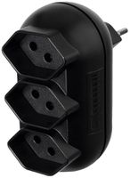 Mehrfachstecker Steffen STRONG 3×T13 10A 230V IP20 schwarz