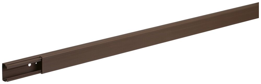 Canal d'installation tehalit LF 35×20×2000mm (l×h×L) PVC brun
